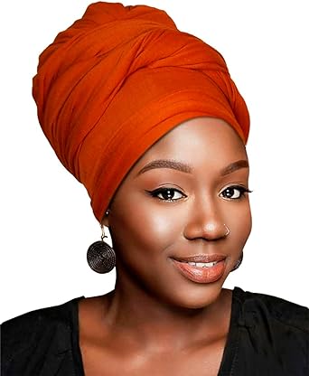 Photo 1 of HOMELEX Head Wraps Turbans Stretch Jersey Knit Headwraps Wrap Turban Scarf Tie for Women