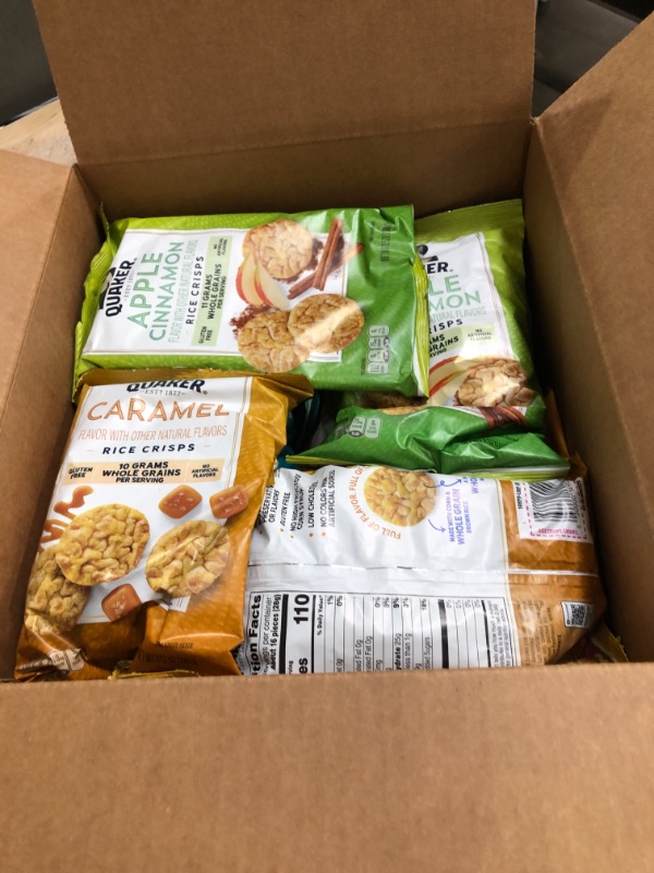 Photo 1 of *10/28/2023* Quaker Rice Crisps, 6 Flavor Variety Pack, 12 Count
