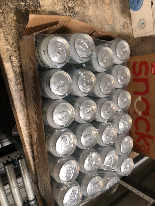 Photo 2 of *5/16/2024* Spindrift Sparkling Water, Lime Flavored, Made with Real Squeezed Fruit, 12 Fl Oz Cans, Pack of 24 (Only 4 Calories per Seltzer Water Can) Lime 12 Fl Oz (Pack of 24)