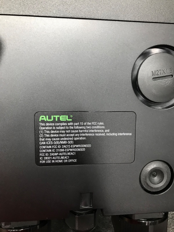 Photo 6 of Autel MaxiCharger Home Electric Vehicle (EV) Charger, up to 40 Amp, 240V, Level 2 WiFi and Bluetooth Enabled EVSE, NEMA 14-50 Plug, Indoor/Outdoor, 25-Foot Cable with Separate Holster, Dark Gray 40 Amp NEMA 14-50 plug Dark Gray