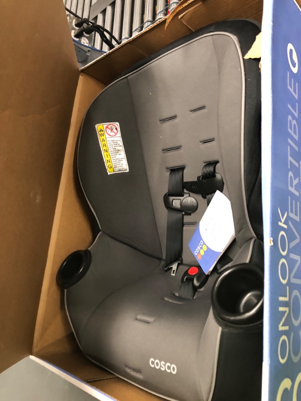 Photo 2 of Cosco Onlook 2-in-1 Convertible Car Seat, Rear-Facing 5-40 pounds and Forward-Facing 22-40 pounds and up to 43 inches, Black Arrows