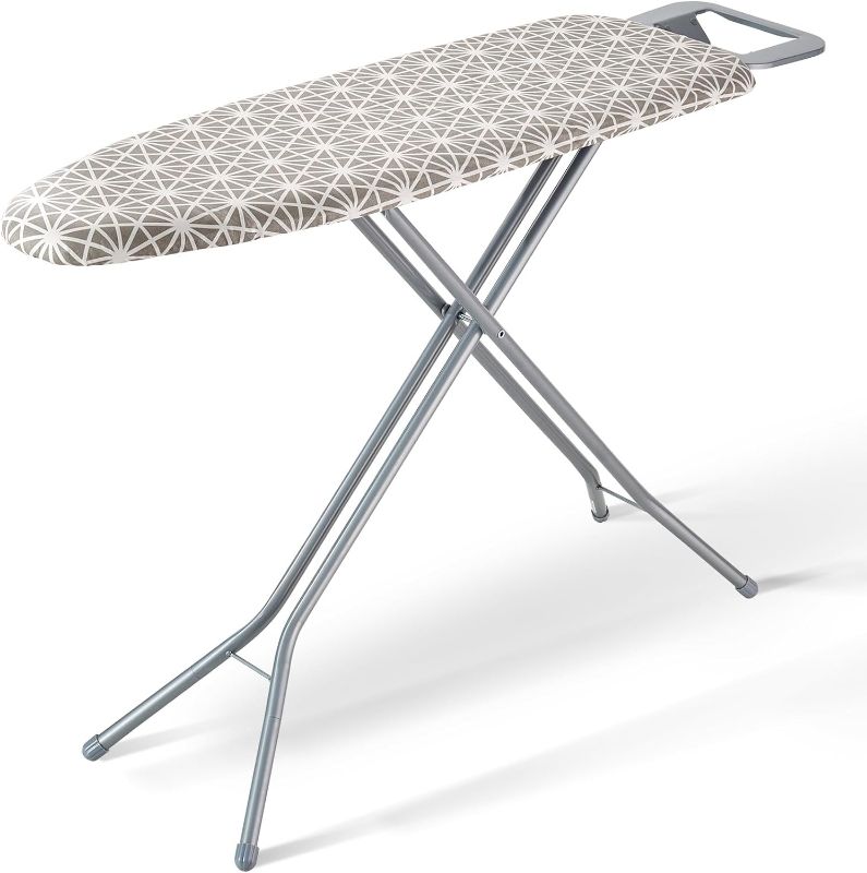 Photo 1 of 
VEVOR Ironing Board with Large 51 x 13 Ironing Surface, Thickened 4 Layers Iron Board with Heat Resistant Cover and 100% Cotton Cover, 7 Adjustable Heights...
Size:43.3" x 13.1"