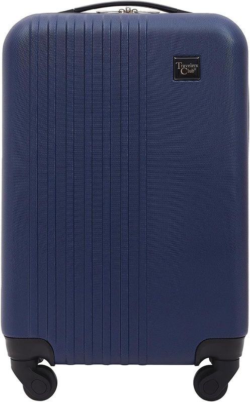 Photo 1 of 
Travelers Club Cosmo Hardside Spinner Luggage, Navy Blue, Carry-On 20-Inch
Size:Carry-On 20-Inch
Color:Navy Blue