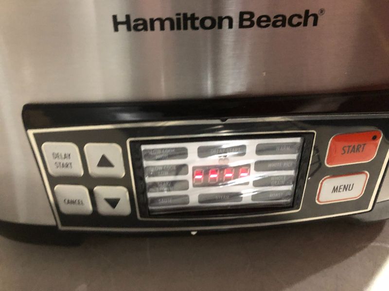 Photo 4 of ***DAMAGED - DENTED - SEE PICTURES**
Hamilton Beach 9-in-1 Digital Programmable Slow Cooker 6 quart (33065)