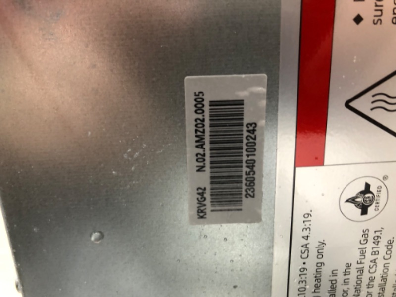 Photo 4 of ***Parts Only***KINGRVER RV Tankless Water Heater - 12V Power 42,000 BTUs - On Demand Instant Hot Water Heater - Digital Remote Controller -2.2 GPM Camper Water Heater 6L (Without Door)