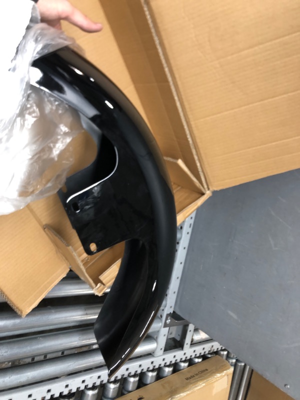 Photo 2 of Motorcycle Front Fender ,21" Wheels Wrap Front Fender For Harley Touring Electra Road Glide Baggers?Gloss Black?