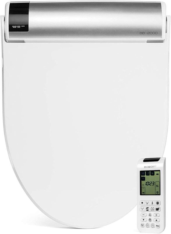 Photo 5 of ***SEE NOTES***Bio Bidet Bliss BB2000 Elongated White Smart Toilet Seat, Premier Class, Unlimited Warm Water, Vortex Wash, Bidet Seat w /Remote Control
