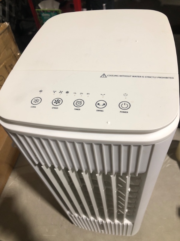 Photo 3 of * used * functional * no remote *
TEMEIKE 3-IN-1 Evaporative Air Cooler, Swamp Cooler Air Conditioner Portable for 1 Room w/Remote