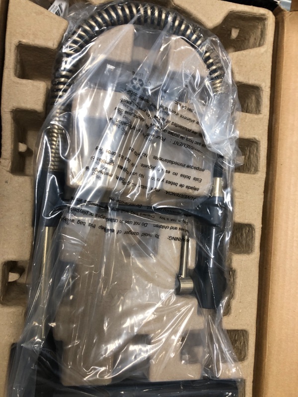 Photo 1 of Kraus KPF-1603BGMB Artec Pro 2-Function Commercial Style Pre-Rinse Kitchen Faucet with Pull-Down Spring Spout and Pot Filler, Brushed Gold/Matte Black 1st Gen Faucet Brushed Gold/Matte Black