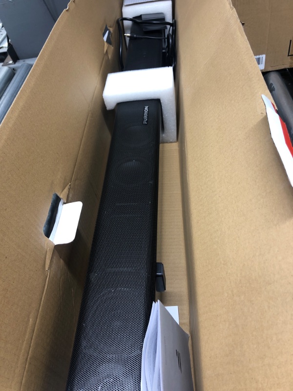 Photo 2 of *USED* SOUND DOESNT WORK* Furrion Aurora 2.1 Outdoor Soundbar Speaker with Built-in Subwoofer — Powerful 70W High-Definition Six Speaker System — Weatherproof, IP45-rated Housing — Bluetooth 5.0, HDMI — 2021123835

