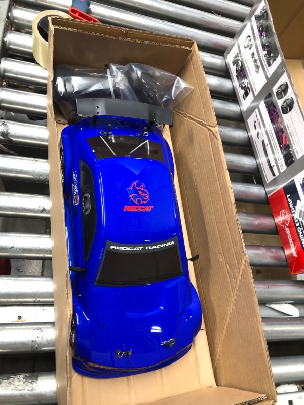 Photo 4 of Redcat Racing EPX Drift Car with 7.2V 2000mAh Battery, 2.4GHz Radio and BL10315 Body (1/10 Scale), Metallic Blue