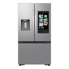 Photo 1 of Samsung Mega Capacity 25-cu ft Counter-depth Smart French Door Refrigerator with Dual Ice Maker (Fingerprint Resistant Stainless Steel) ENERGY STAR
