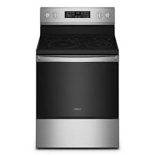 Photo 1 of Whirlpool 30-in Smooth Surface 5 Elements 5.3-cu ft Self-Cleaning Air Fry Convection Oven Freestanding Electric Range (Fingerprint Resistant Stainless Steel)
