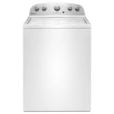 Photo 1 of Whirlpool 3.5-cu ft High Efficiency Agitator Top-Load Washer (White)
