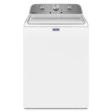 Photo 1 of Maytag 4.5-cu ft High Efficiency Agitator Top-Load Washer (White)
