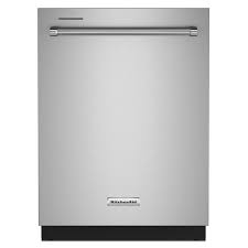 Photo 1 of kitchenAid 24 in. PrintShield Stainless Steel Top Control Built-In Tall Tub Dishwasher with Stainless Tub, 39 DBA