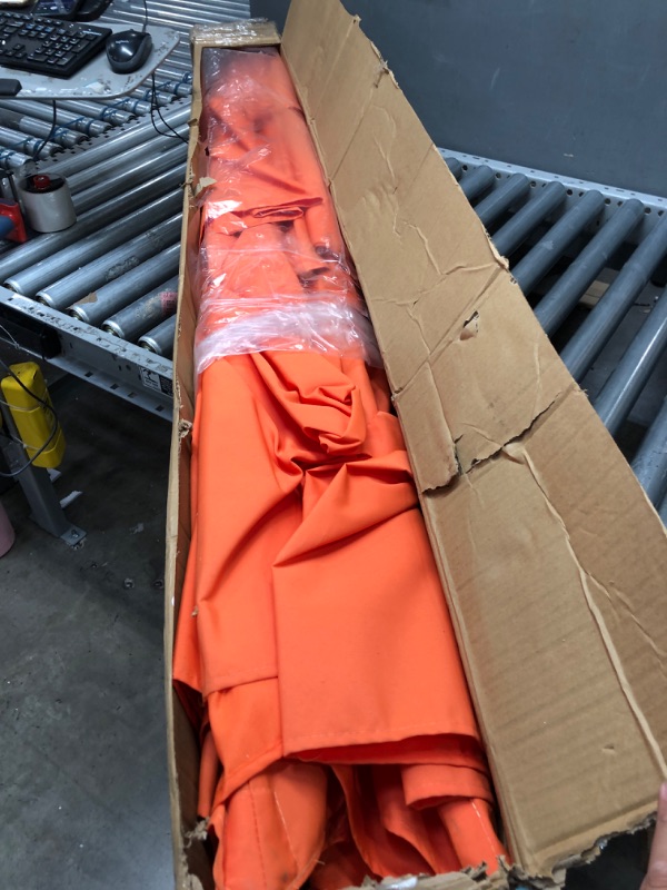 Photo 2 of ABCCANOPY Patio Umbrellas 3-Tiers 11FT (Orange) Orange 11FT 3 tiers