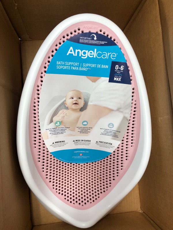 Photo 2 of Angelcare Baby Bath Support (Pink) | Ideal for Babies Less than 6 Months Old