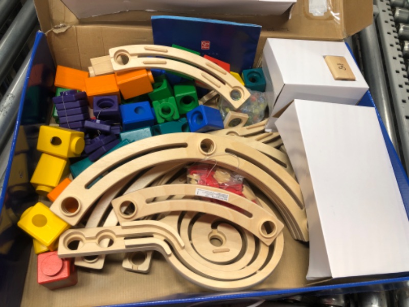 Photo 3 of Award Winning Hape Quadrilla Wooden Marble Run Construction - The Cyclone