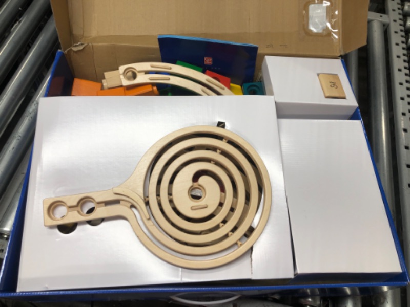 Photo 1 of Award Winning Hape Quadrilla Wooden Marble Run Construction - The Cyclone