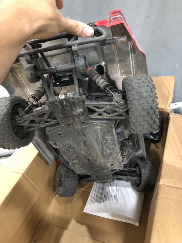 Photo 2 of ARRMA 1/10 SENTON 4X4 V3 MEGA 550 Brushed Short Course RC Truck RTR (Transmitter, Receiver, NiMH Battery and Charger Included), Red, ARA4203V3T1
