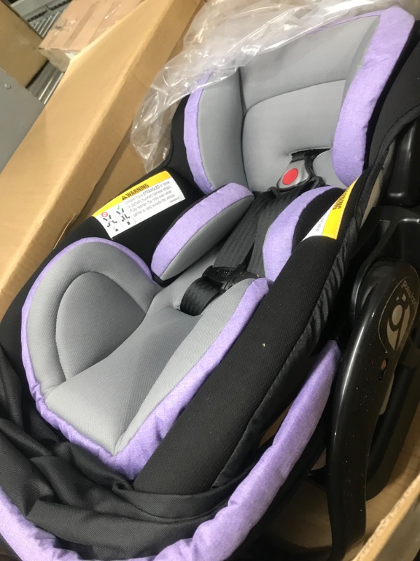 Photo 2 of Baby Trend Secure Snap Tech 35 Infant Car Seat, Lavender Ice 16.5x16.25x28.5 Inch (Pack of 1)