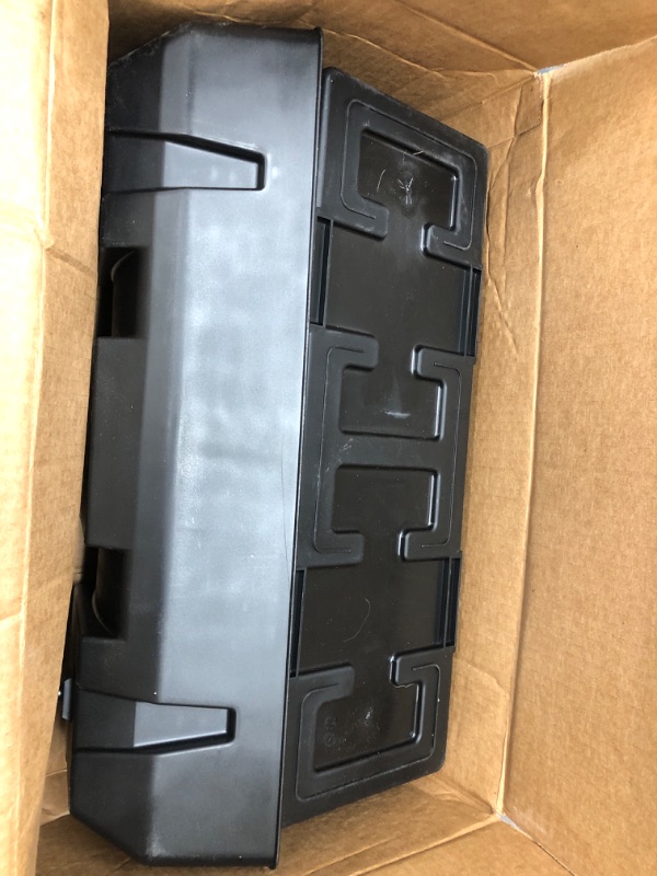 Photo 2 of Camco Heavy Duty Double Battery Box with Straps and Hardware - Group GC2 | Safely Stores RV, Automotive, and Marine Batteries | Measures Inside 21-1/2" x 7-3/8" x 11-3/16" | (55375) Frustration Free Packaging Double Battery Box