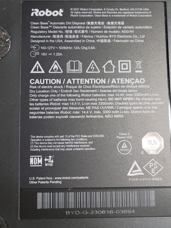 Photo 4 of **SEE NOTES/NON-REFUNABLE/FOR PARTS**
iRobot® Roomba Combo™ j7+ Self-Emptying Robot Vacuum & Mop - Automatically vacuums and mops