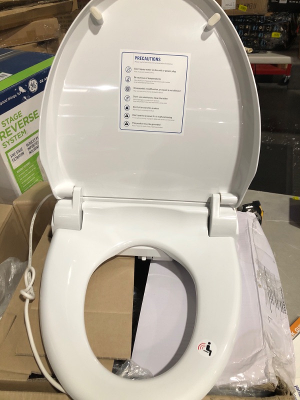 Photo 2 of * used * see all images * 
BioBidet USPA 6800  Bidet Toilet Seat, White, Endless Warm Water