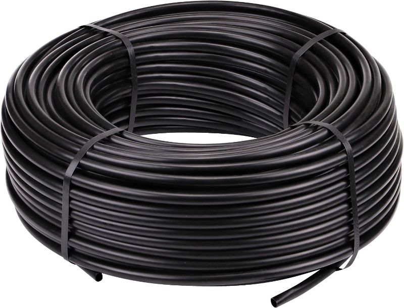 Photo 1 of 
Raindrip 052050 1/2-Inch Drip Irrigation Supply Tubing, 500-Foot, for Drip Emitters, Irrigation Parts, and Drip Systems, Black Polyethylene
Color:Black Polyethylene, 500 ft.