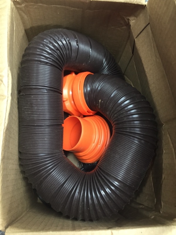 Photo 2 of 
Camco RhinoFLEX 15-Ft Camper/RV Sewer Hose Kit | Features Clear Elbow Fitting with Removable 4-in-1 Adapter & Crafted of Reinforced 23-Mil Polyolefin |...
Style:Hose Kit
Product Packaging:Frustration-Free Packaging