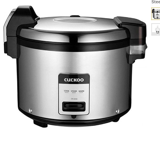 Photo 1 of Onlicuf Commercial Electric Stainless Steel Rice Cooker 60-Cup Cooked (30-Cup UNCOOKED) 1350W for Restaurant
