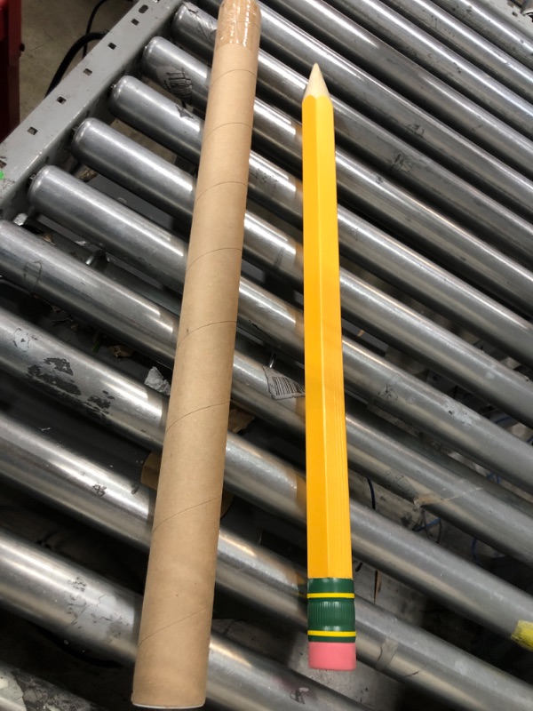 Photo 1 of TICONDEROGA Oversized Display Pencil, Yellow, 25" (X00015) 25" Yellow