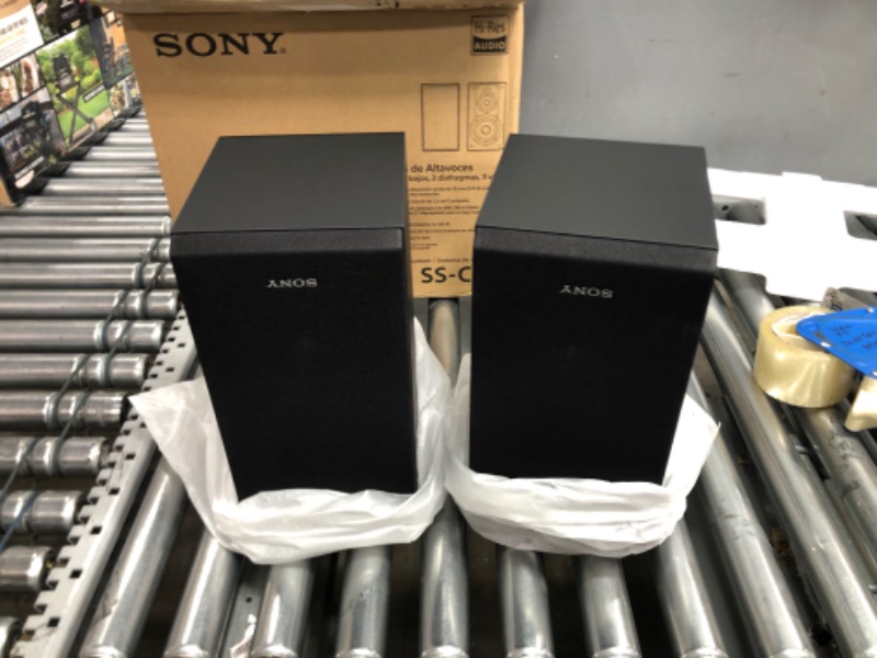 Photo 2 of Sony SSCS5 3-Way 3-Driver Bookshelf Speaker System (Pair) - Black