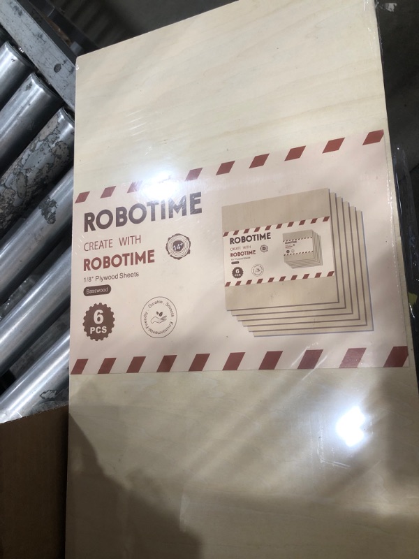 Photo 1 of 3 Pack of Robotime 1/8" Plywood Sheets