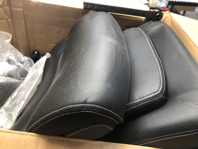 Photo 1 of Black Leather Office Chair- Unknown Brand 