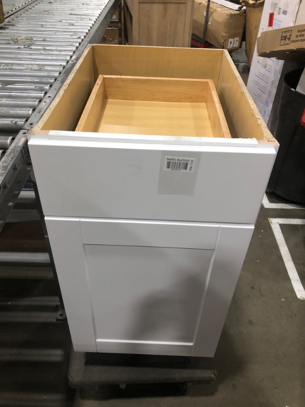 Photo 1 of 18"L x 25"W x 35" H- white Cabinet With Drawer