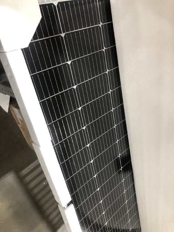 Photo 2 of 200-Watt 12-Volt Monocrystalline Solar Panel for Off Grid Large System Residential Commercial House Cabin Sheds Rooftop