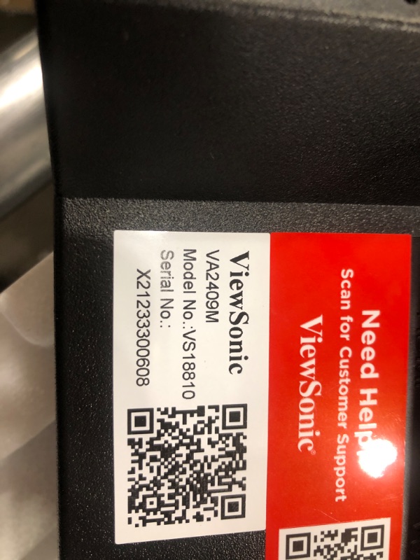 Photo 1 of VA2409-H 24” Full HD Monitor
