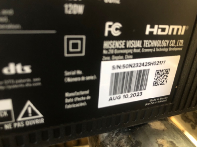 Photo 3 of Hisense 50-Inch Class R6 Series Dolby Vision HDR 4K UHD Roku Smart TV with Alexa Compatibility (50R6G, 2021 Model)