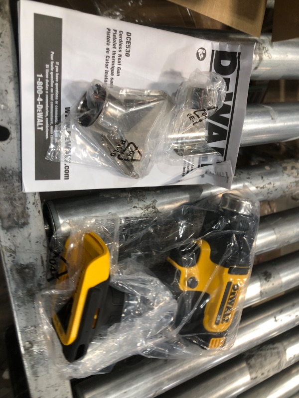 Photo 1 of 20-Volt MAX Cordless Compact Heat Gun with Flat & Hook Nozzle Attachments