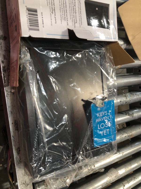 Photo 1 of Architectural Mailboxes 2580B-10 Chelsea Locking Wall Mount Mailbox, Medium, Black