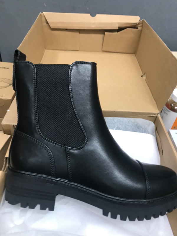 Photo 1 of 

Coutgo Women’s Chelsea Platform Ankle Boots 7 1/2 