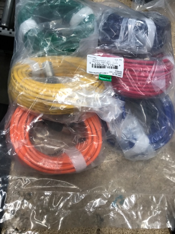 Photo 2 of GLS Audio 50ft Mic Cable Cords - XLR Male to XLR Female Colored Cables - 50' Balanced Mike Cord - 6 PACK