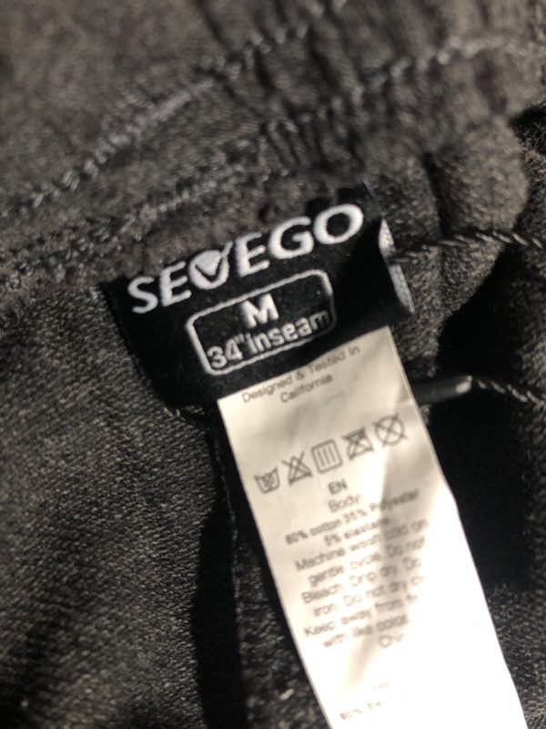 Photo 3 of * men's medium * 34" inseam * see all images * 
SEVEGO Men's  Tall Lightweight Cotton Joggers 