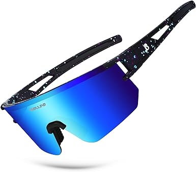 Photo 1 of BOLLFO Cycling Sunglasses, UV 400 Eye Protection Polarized Eyewear for Men Women