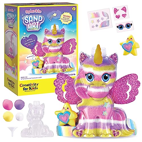 Photo 2 of  Creativity for Kids Sand Art Kit: Unicorn - DIY Sand Art Kits for Kids, Unicorn Gifts for Girls Ages 6-8+, Arts and Crafts for Kids