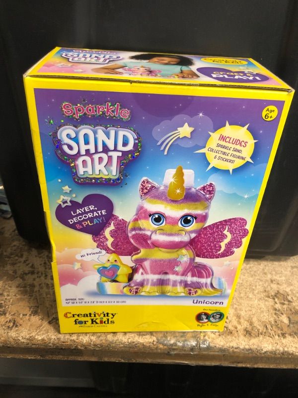 Photo 1 of  Creativity for Kids Sand Art Kit: Unicorn - DIY Sand Art Kits for Kids, Unicorn Gifts for Girls Ages 6-8+, Arts and Crafts for Kids