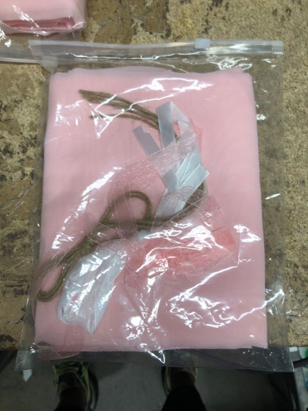Photo 1 of HELERA 10FT CHIFFON TABLE RUNNER PINK 
