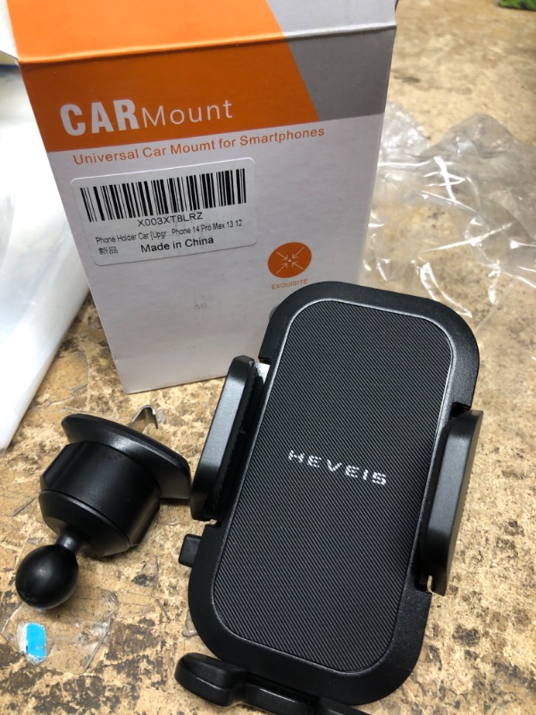 Photo 2 of HEVEIS UNIVERSAL CAR MOUNT FOR SMART PHONES PHONE HOLDER CAR PHONE 14 PRO MAX 13 12